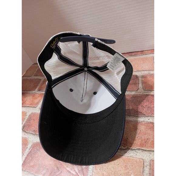 Cabela's Outdoor Gear Red White Blue SnapBack Trucker Baseball Fishing Cap Hat - Picture 5 of 7